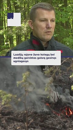 Lazdijų rajone žuvo gaisrą gesinęs patyręs ugniagesys
