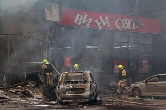 Rusijos dronų ataka Odesos srityje
