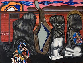Marija Teresė Rožanskaitė. „1941 metai“, 1972, asambliažas, 125x200x15 cm