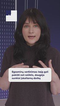 Kaip vertinami egzaminai?