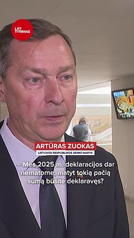 Zuokas apie deklaruotas pajamas: neverta žmonių apkrauti tokiomis detalėmis