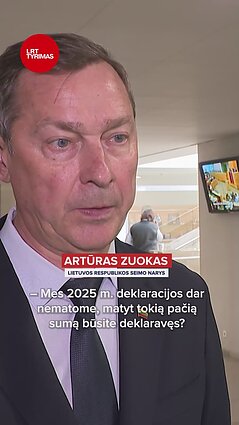 Zuokas apie deklaruotas pajamas: neverta žmonių apkrauti tokiomis detalėmis