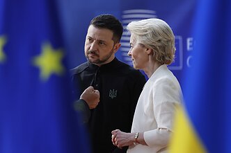 Volodymyras Zelenskis ir Ursula von der Leyen
