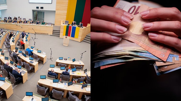 Kinčinas: tarnybos yra įspėjusios – didžiuliai kiekiai grynųjų tarp politikų kelia rizikų