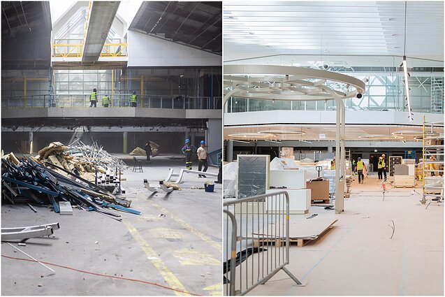 Vilniaus oro uosto senasis išvykimo terminalas 