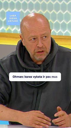 Ohmanas apie karą Ukrainoje: tai regioninis karas, o mes – jo dalis