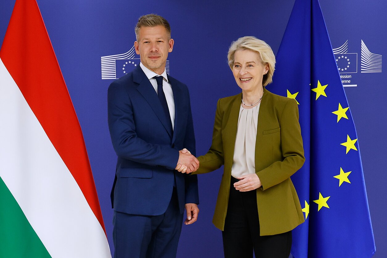 Peteris Magyaras, Ursula von der Leyen Peteris Magyaras, Ursula von der Leyen