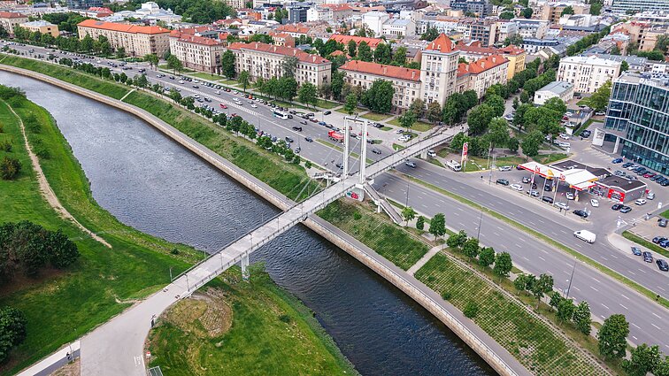 S. Daukanto pėsčiųjų tiltas S. Daukanto pėsčiųjų tiltas