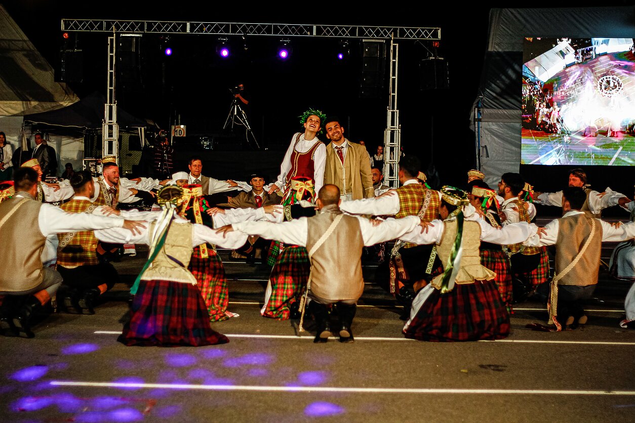 Šokių šventės Argentinoje akimirka Šokių šventės Argentinoje akimirka