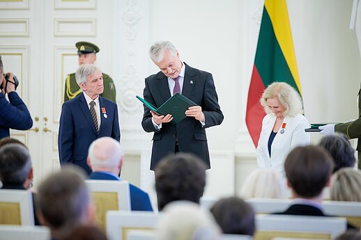 Gitanas Nausėda įteikė ordinus „Už nuopelnus Lietuvai“ 