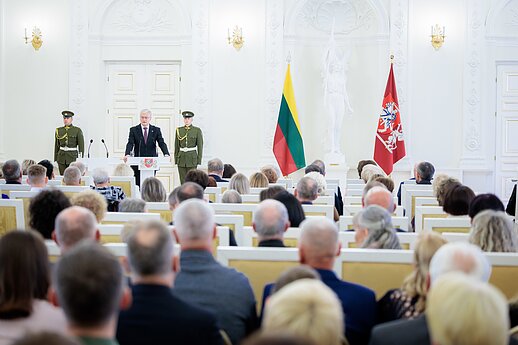 Gitanas Nausėda įteikė ordinus „Už nuopelnus Lietuvai“ 