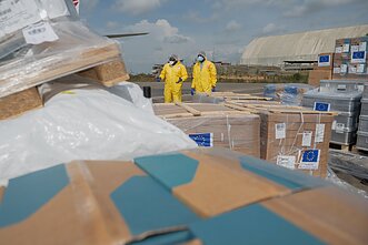 ES atsiųsta medicininė ir kita prama Kongui ES atsiųsta medicininė ir kita prama Kongui