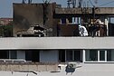 Rusijos dronas pataikė į daugiabutį namą Rumunijoje ir sprogo