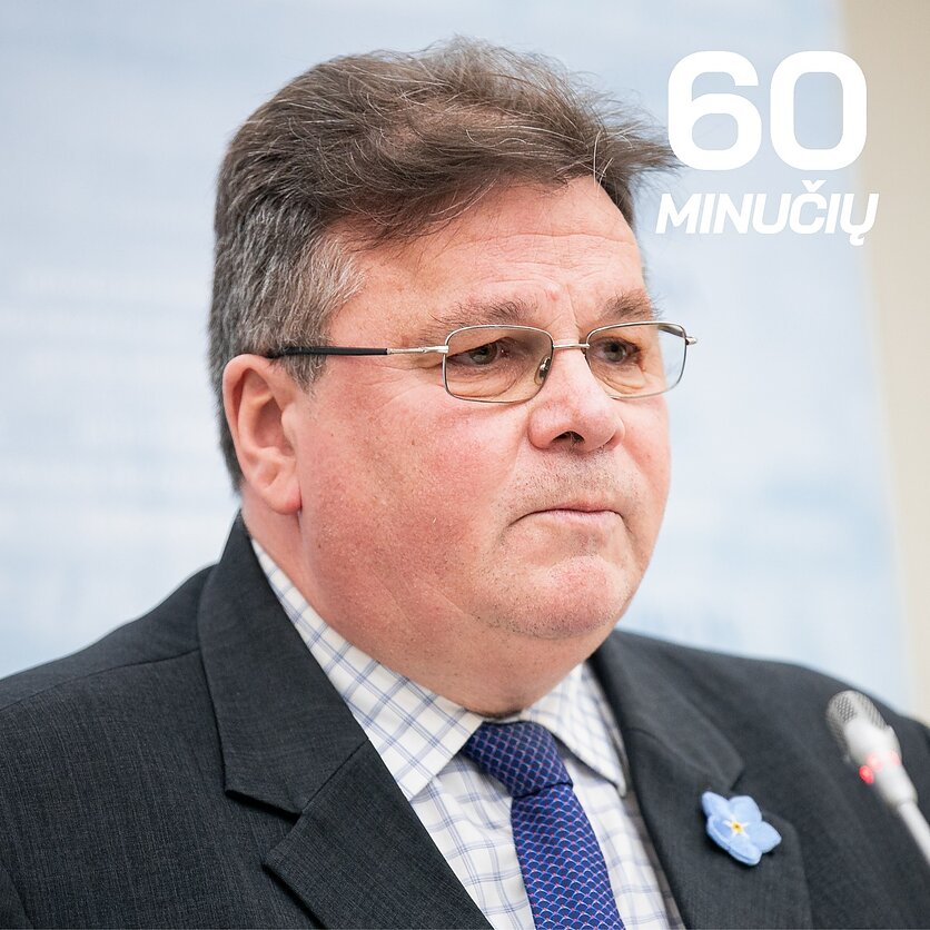 D. Umbraso / LRT nuotr., Prezidento G.Nausėdos susitikimas su L.Linkevičiumi ir R.Karobliu