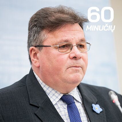 Prezidento G.Nausėdos susitikimas su L.Linkevičiumi ir R.Karobliu