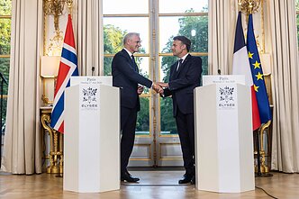 Norvegija jungiasi prie Prancūzijos branduolinio atgrasymo iniciatyvos