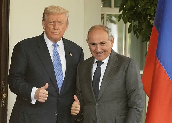 Д. Трамп и Н. Пашинян Д. Трамп и Н. Пашинян