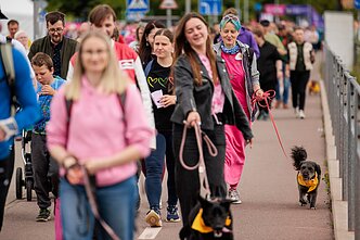 Šaltibarčių festivalyje – rožinis ėjimas Šaltibarčių festivalyje – rožinis ėjimas