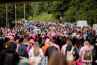 Šaltibarčių festivalyje – rožinis ėjimas Šaltibarčių festivalyje – rožinis ėjimas
