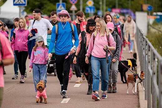 Šaltibarčių festivalyje – rožinis ėjimas