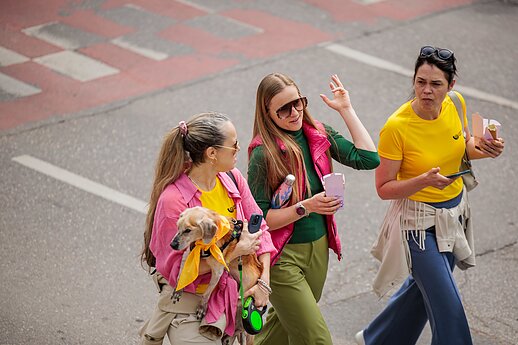 Šaltibarčių festivalyje – rožinis ėjimas