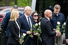 Visagine atsisveikinama su sportininku, parlamentaru Jevgenijumi Šuklinu Visagine atsisveikinama su sportininku, parlamentaru Jevgenijumi Šuklinu