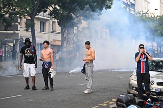 Neramumai Prancūzijoje po PSG pergalės Neramumai Prancūzijoje po PSG pergalės