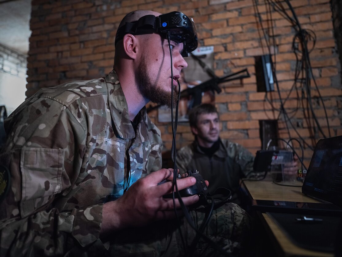 Ukrainos dronų operatoriai Ukrainos dronų operatoriai