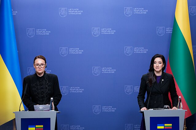 Julija Svyrydenko ir Inga Ruginienė Julija Svyrydenko ir Inga Ruginienė