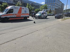 Avarija Žalgirio gatvėje Avarija Žalgirio gatvėje