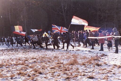 Filmavimo momentas. Rumšiškės. 1999 m. 