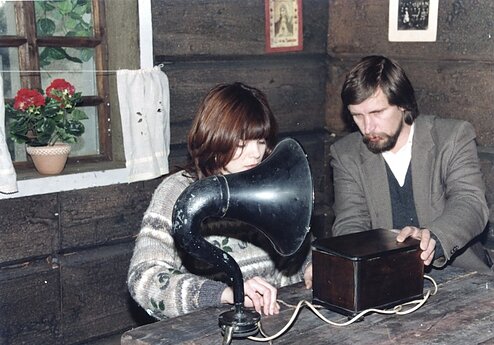 Asta Janonytė ir Virgilijus Kubilius. Rumšiškės. 1999 m. 