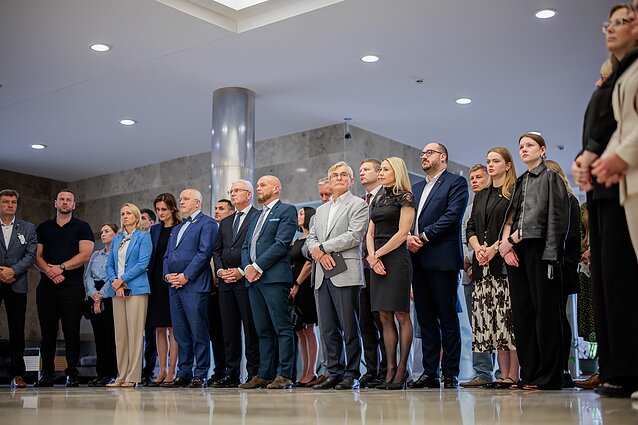 Jevgenijaus Šuklino atminimas pagerbtas ir Seime