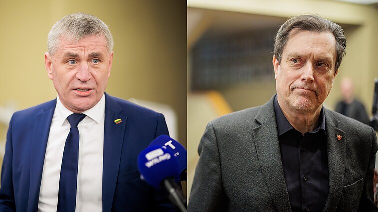 Dienos tema. Kęstutis Vilkauskas ir Vytautas Juozapaitis (su vertimu į gestų k.)