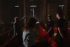 Giedrės klipo filmavimo akimirka