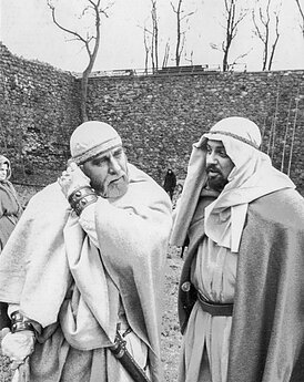 Antanas Šurna (kairėje) ir Vytautas Rumšas. 1987 m. 
