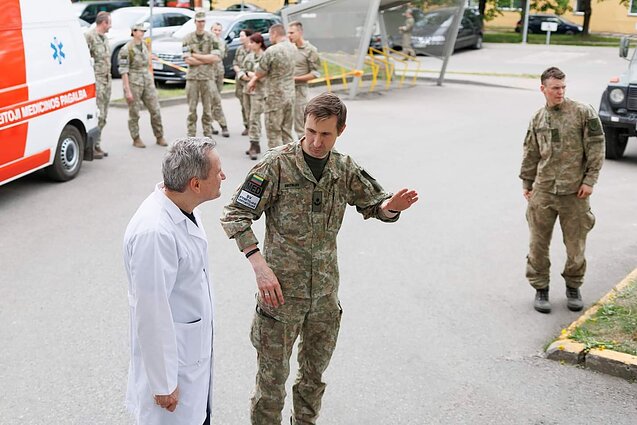 Karo medikas majoras Maksimas Dmitrijevas Karo medikas majoras Maksimas Dmitrijevas