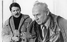 Vytautas Rumšas ir Henrikas Kurauskas. 1985 m. 