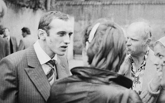 Valentinas Masalskis (kairėje), Bronius Talačka. 1981 m. 