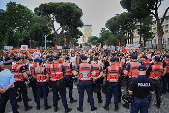 Protestas Albanijoje