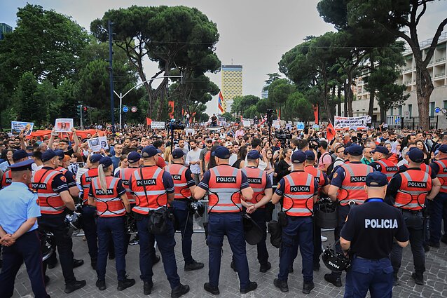 Protestas Albanijoje