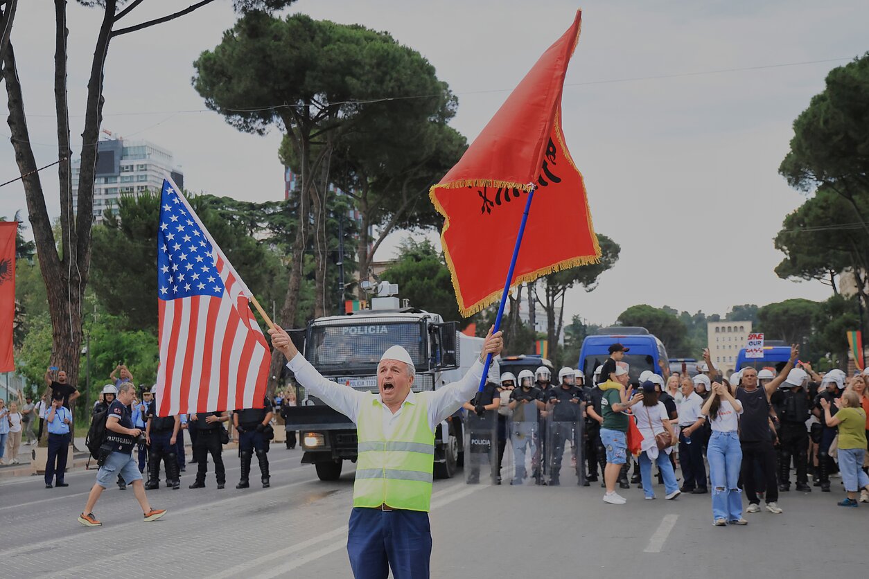 Protestas Albanijoje