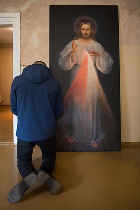 Faustinos namelis Vilniuje, Dievo Gailestingumo paveikslas