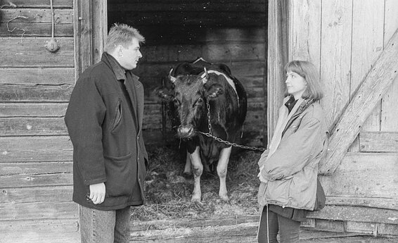 Dalius Mertinas ir Jurga Kurauskaitė. 1993 m.                                                                             


