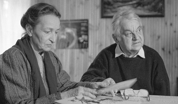 Danutė Juronytė-Zelčiuvienė ir Leonardas Zelčius. 1993 m. 
