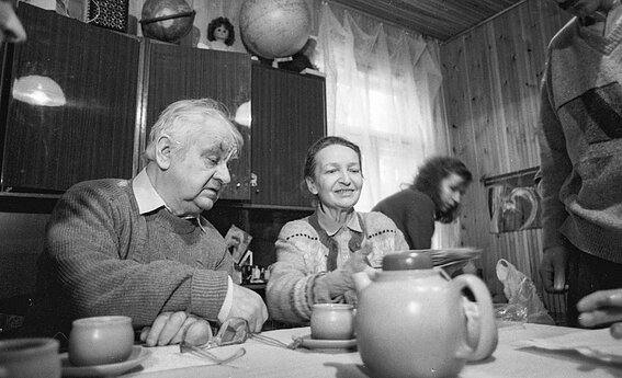 Leonardas Zelčius ir Danutė Juronytė-Zelčiuvienė. 1993 m. 
