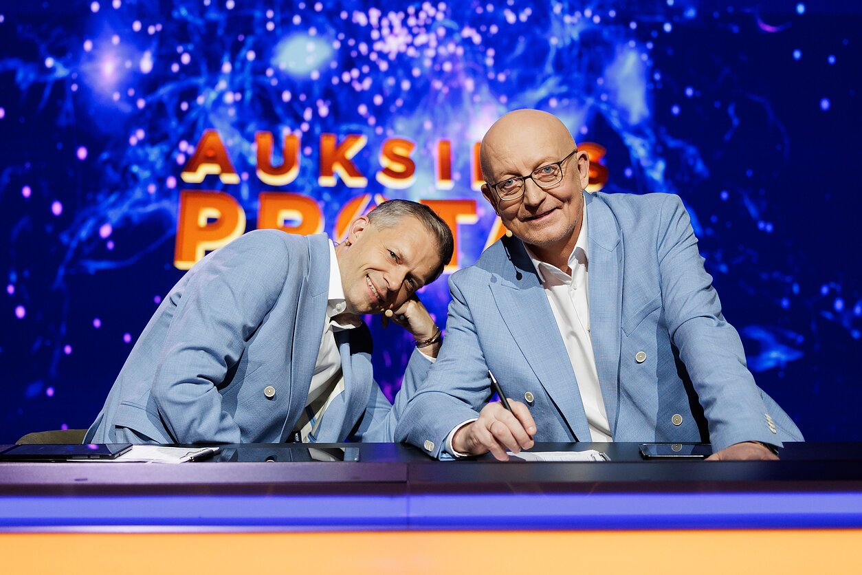 Laidos vedėjai Andrius Tapinas ir Arūnas Valinskas