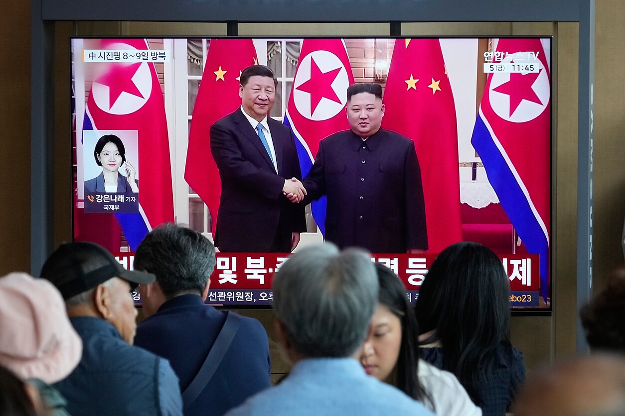 Xi Jinping i Kim Jong Un