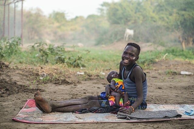 Pietų Sudanas. Mundari gentis Pietų Sudanas. Mundari gentis
