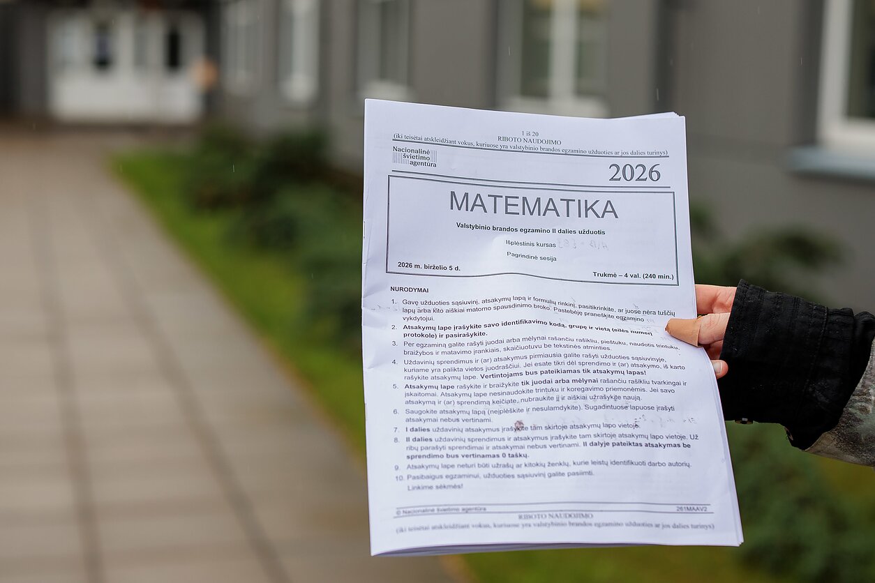 Matematikos egzaminas Matematikos egzaminas